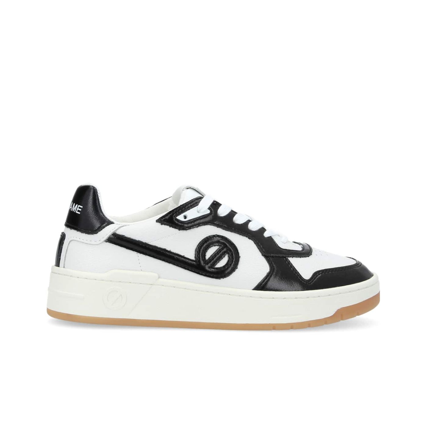 KELLY SNEAKER - GRAIN/METALLIC - WHITE/BLACK